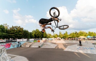 Einer der Programmpunkte beim Sommer im Park in Tuttlingen: BMX-Männle